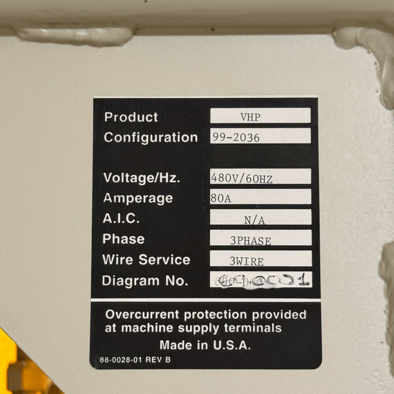 Lam / Novellus / Gasonics Vertical High Pressure (VHP) Furnace