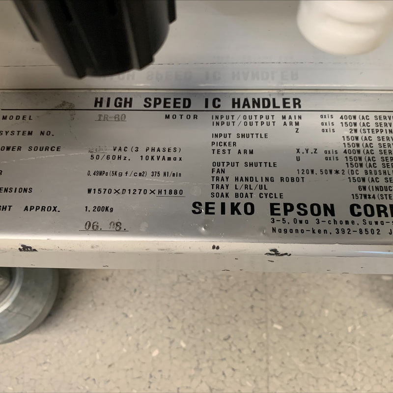 Seiko / Epson TR 60 High Speed IC Handler