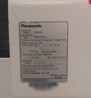 Panasonic DMX 401 Die Bonder