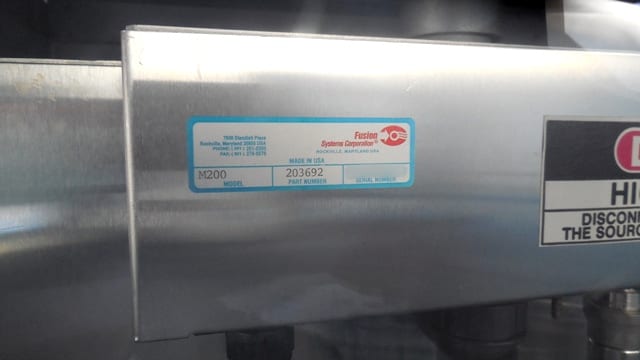 Axcelis M 200 PCU UV Cure System