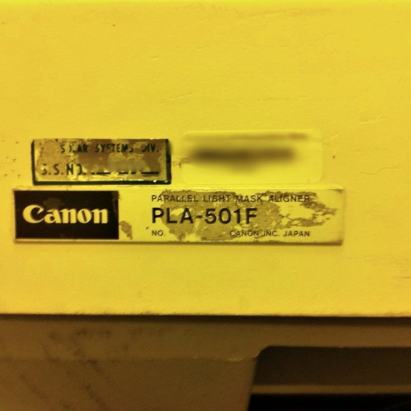 Canon PLA 501 F Mask Aligner