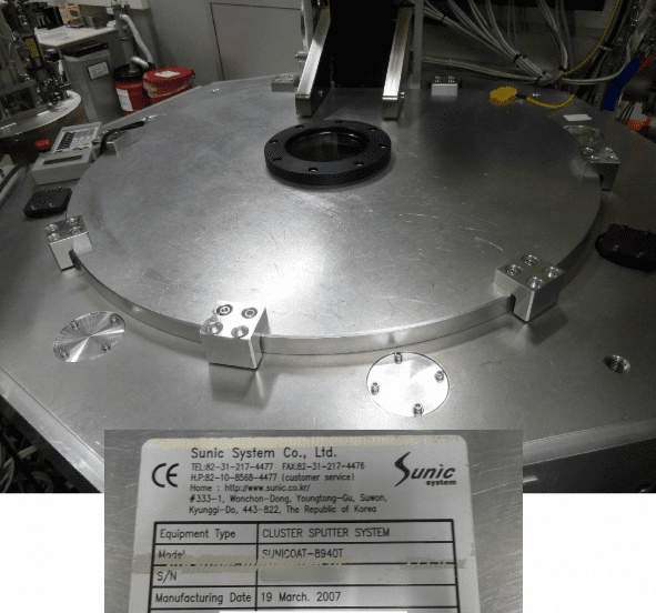 Sunic 8940 T Sputtering Tool