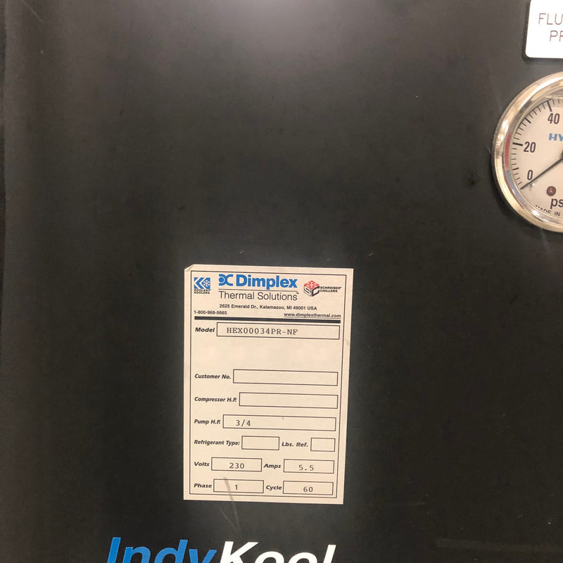 Dimplex Thermal Solutions Indy Kool HEX 00034 PR-NF Chiller