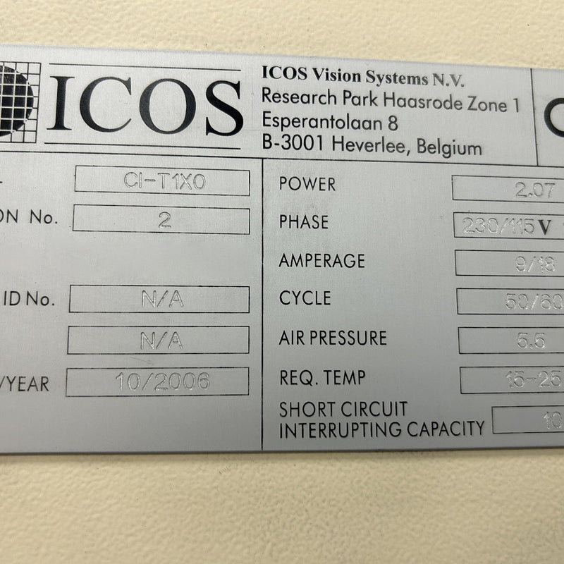 KLA / ICOS CI T 120 Lead Scanner