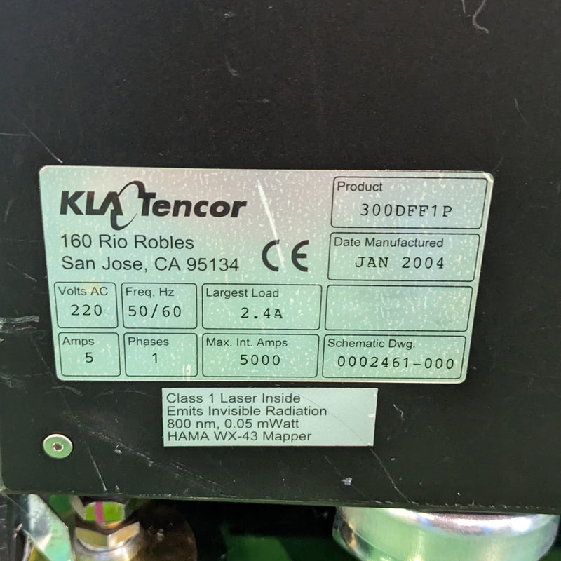 KLA 300 DFF 1 P Wafer Handler