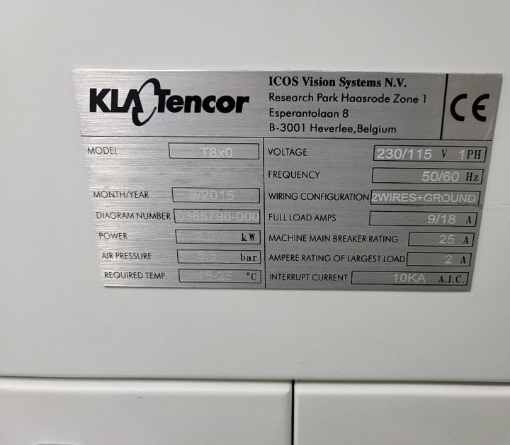 KLA / ICOS T 830 Component Inspector