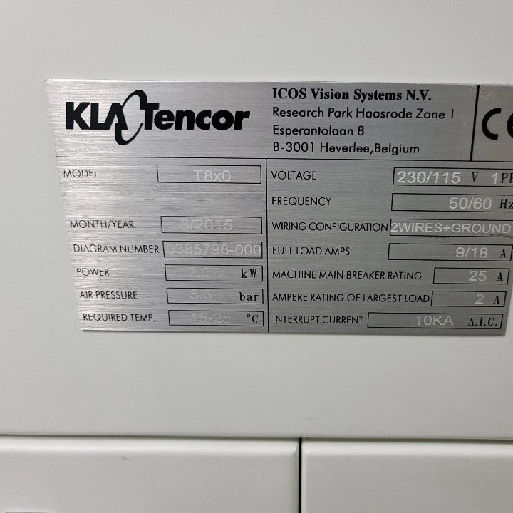 KLA / ICOS T 830 Component Inspector