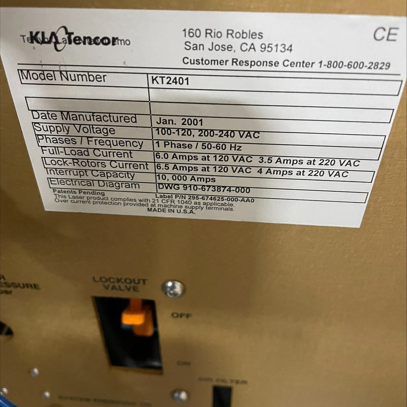 KLA Viper 2401 Defect Inspection