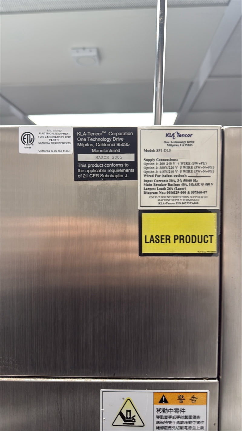 KLA Surfscan SP 1 DLS Particle Defect System