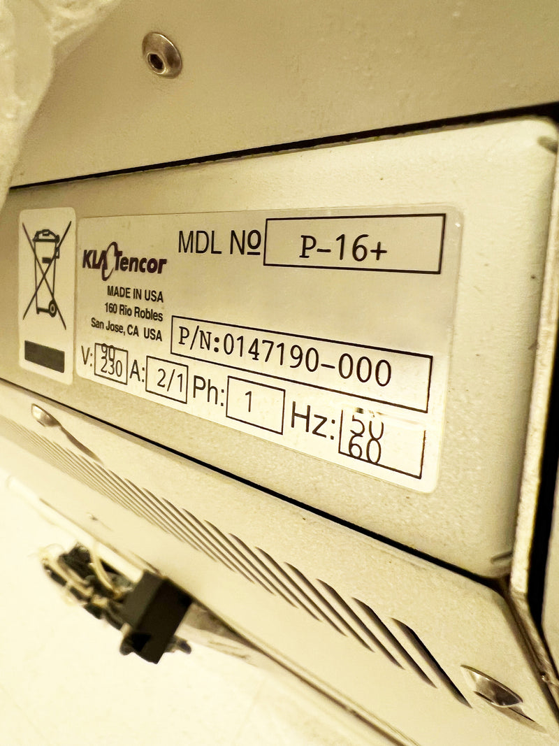 KLA P 16 + Surface Profilometer