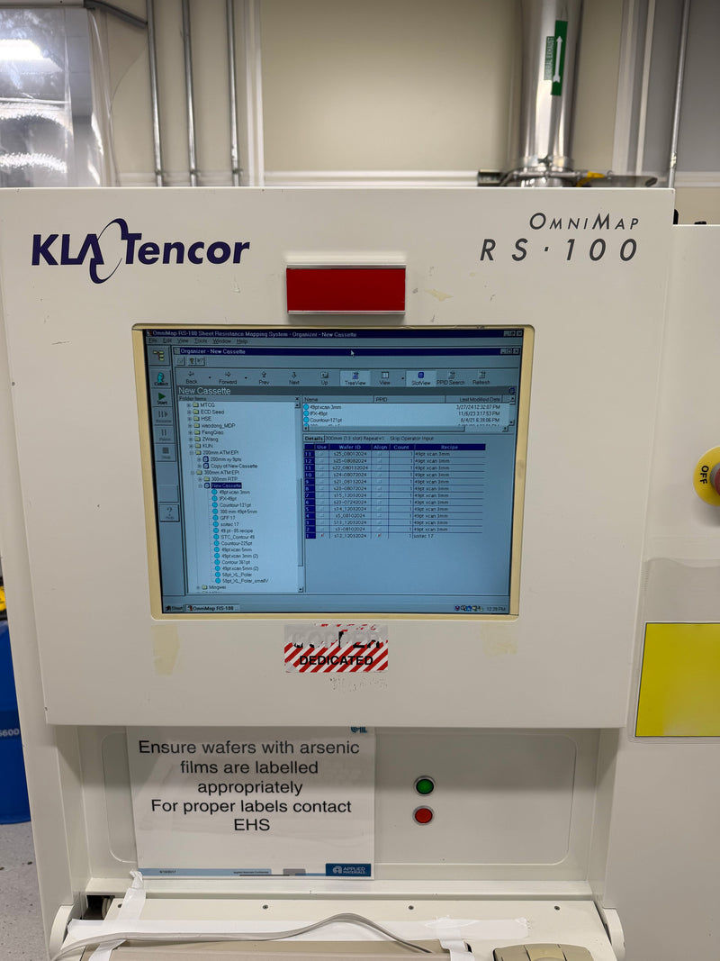 KLA OmniMap RS 100 Resistivity Mapper