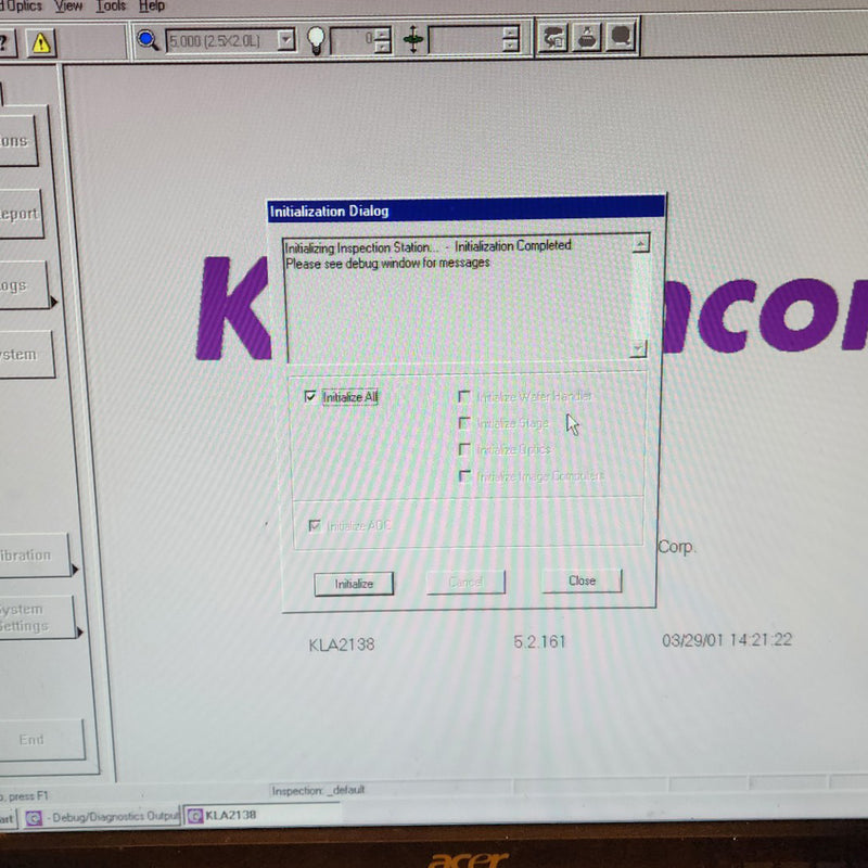 KLA 2138 XP Inspection System