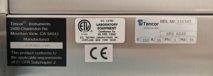 KLA SFS 6220 Wafer Testing