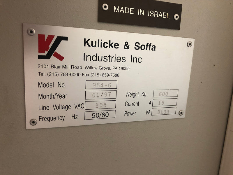 K&S 984 6 Dicing Saw