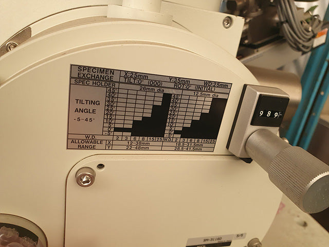 Jeol JSM 6340 F SEM (Scanning Electron Microscope)