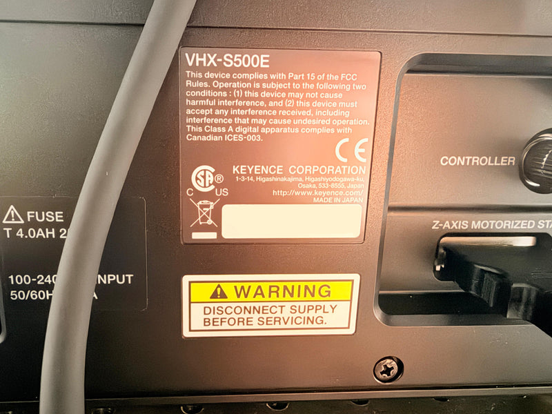 Keyence VHX 900 F High Power Microscope