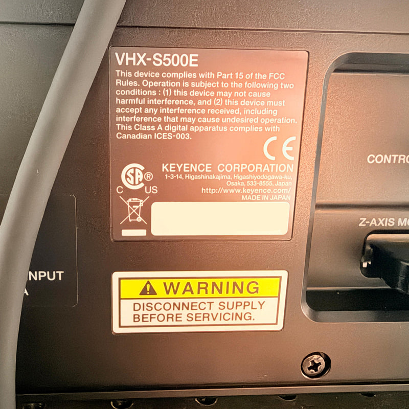 Keyence VHX 900 F High Power Microscope