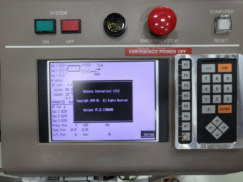 Lam / Novellus / Gasonics L 3510 Plasma Asher