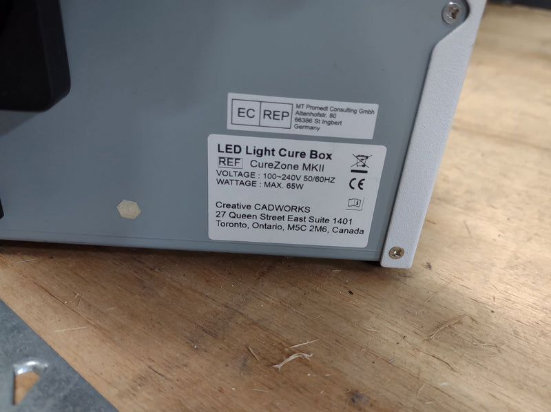 Creative Cadworks CureZone MK II LED Light Cure Box
