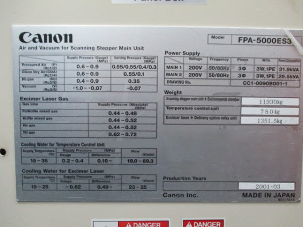 Canon FPA 5000 ES 3 Scanner