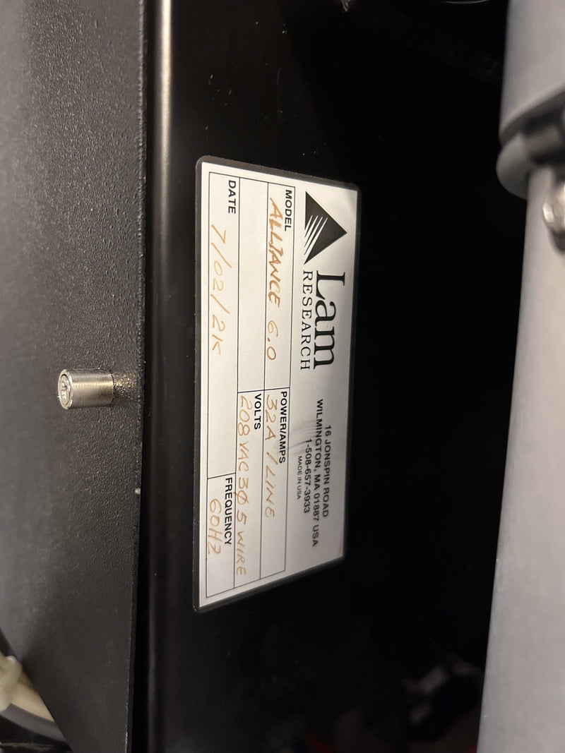 Lam Alliance 6 9400 PTX Etcher