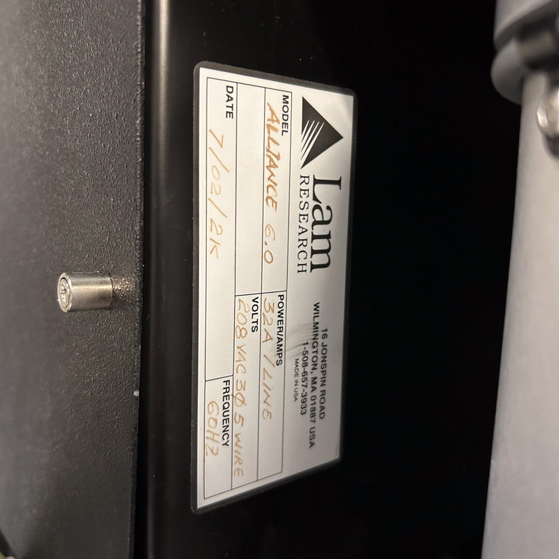 Lam Alliance 6 9400 PTX Etcher