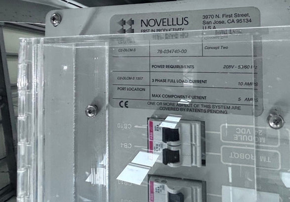 Lam / Novellus Concept Two Dual Sequel CVD (Chemical Vapor Deposition)