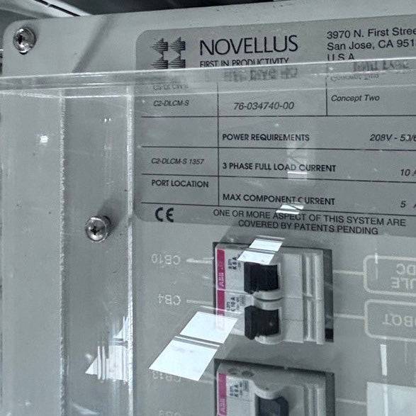 Lam / Novellus Concept Two Dual Sequel CVD (Chemical Vapor Deposition)