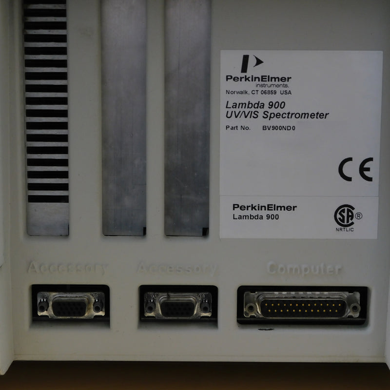 Perkin Elmer Lambda 900 UV-VIS-NIR Spectrometer (Ultraviolet-Visible-Near-Infrared)
