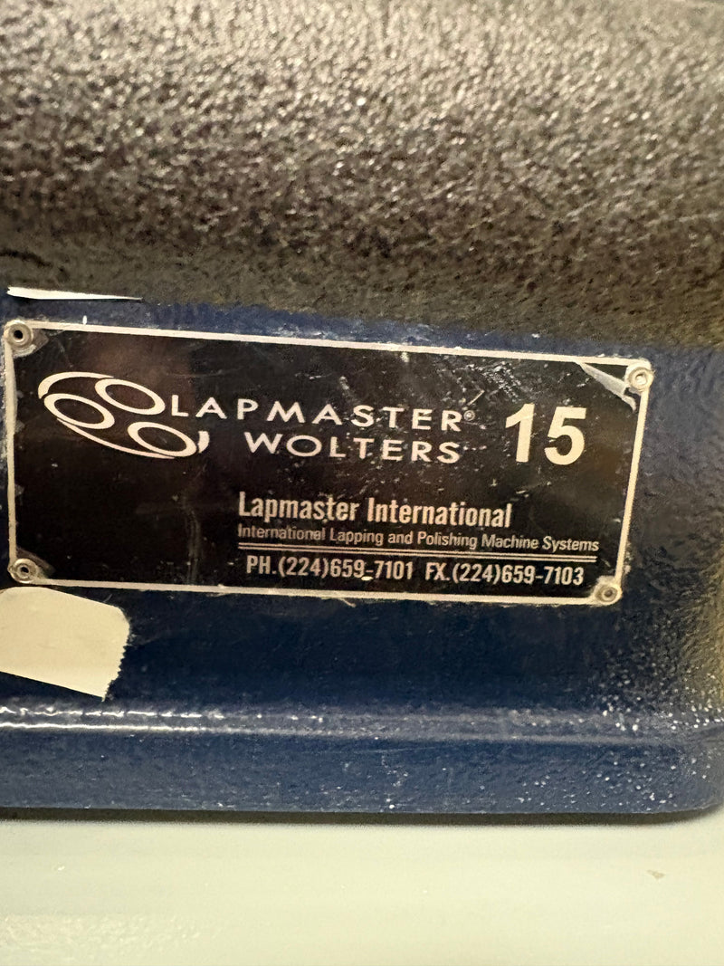 Lapmaster 15 Lapper / Polisher