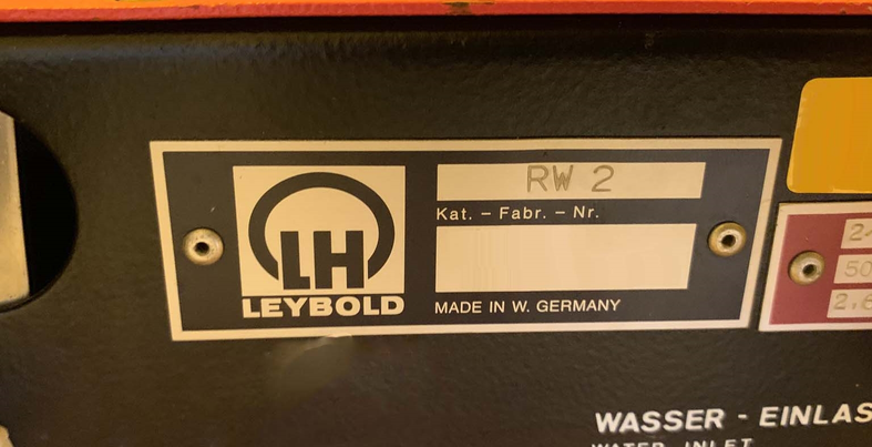 Leybold L 560 E-Beam Evaporator