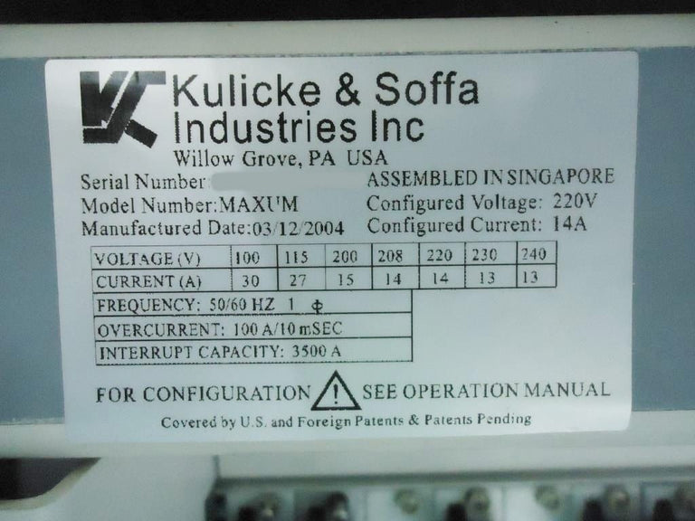 K&S Maxum Wire Bonder