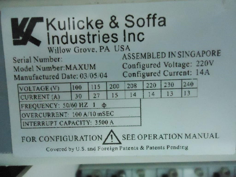 K&S Maxum Wire Bonder