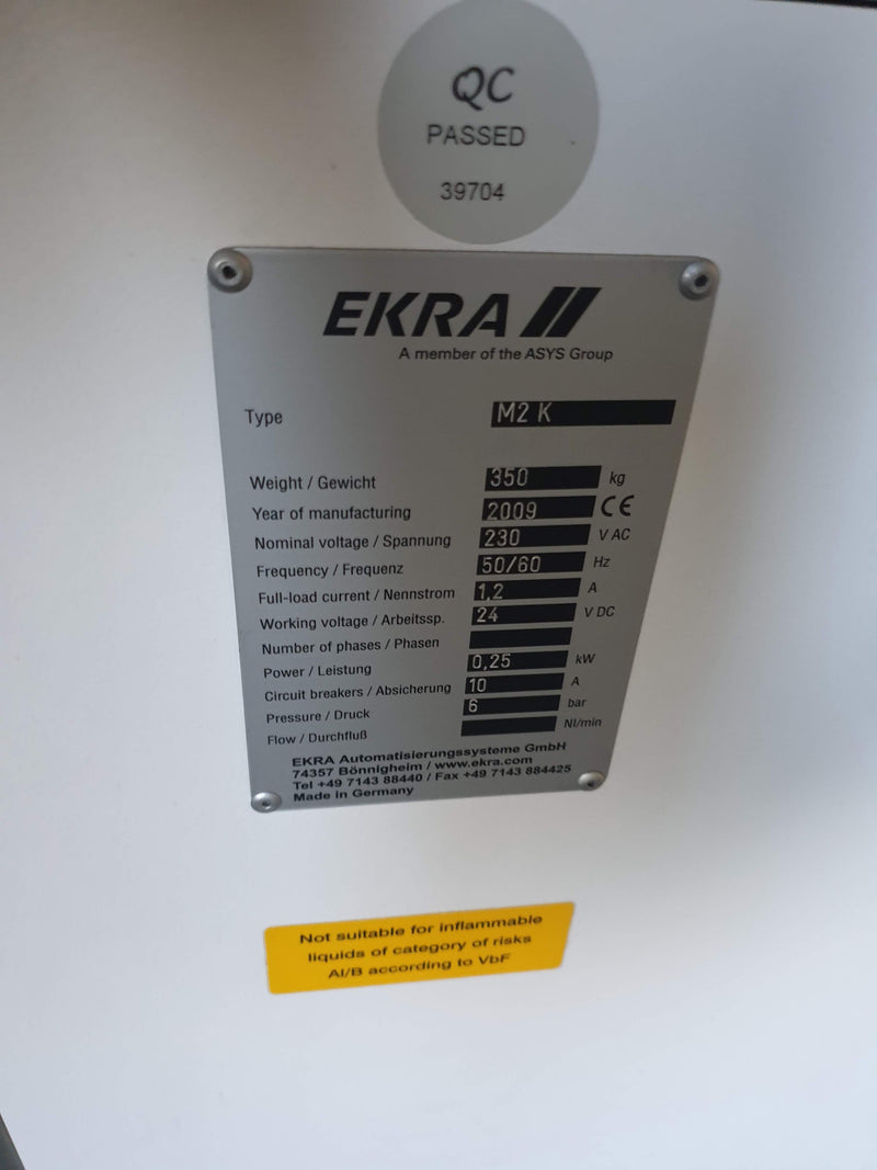 Ekra M 2 K Semi-Automatic Screen Printer