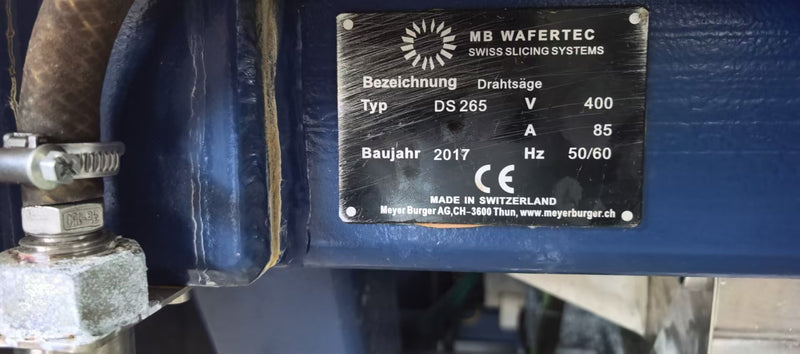 Meyer Burger DS 265 Multi Wire Saw