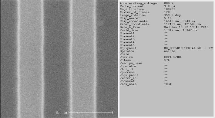 Hitachi S 9220 CD-SEM (Critical Dimension Scanning Electron Microscope)