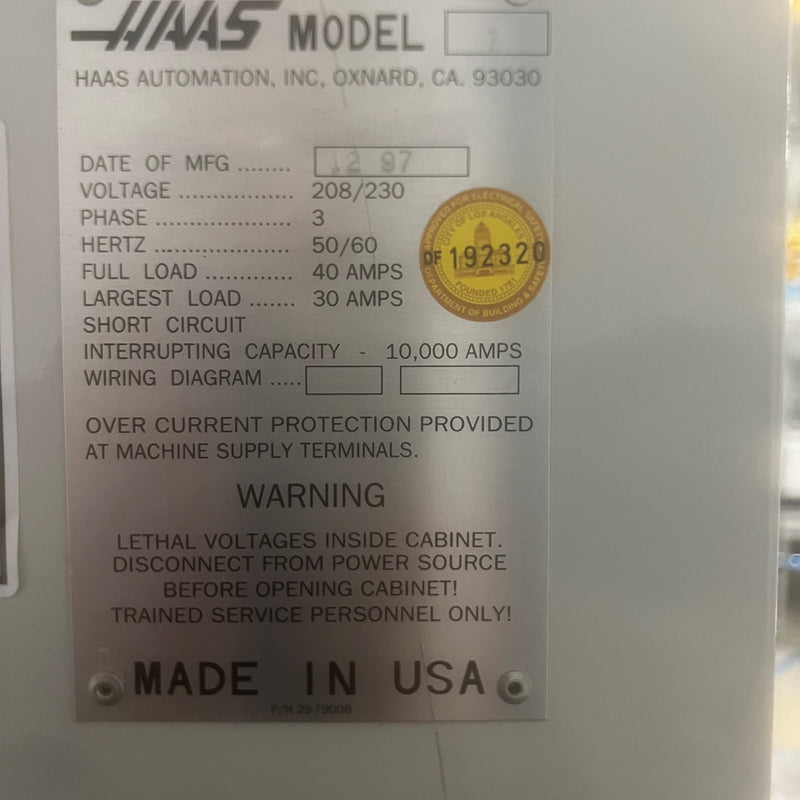 Haas 2 Polisher