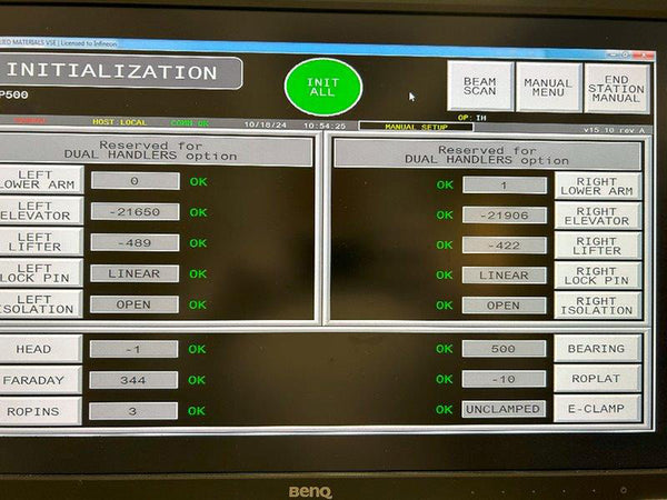 Varian E 500 EHPI Ion Implant System