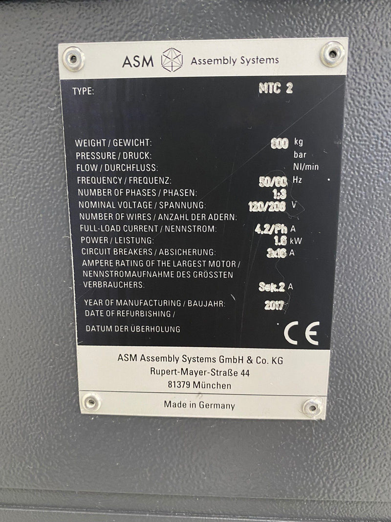 ASM MTC 2 Matrix Tray Changer