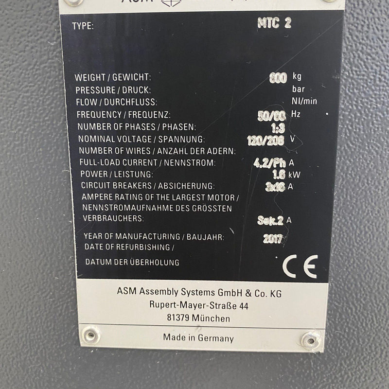 ASM MTC 2 Matrix Tray Changer