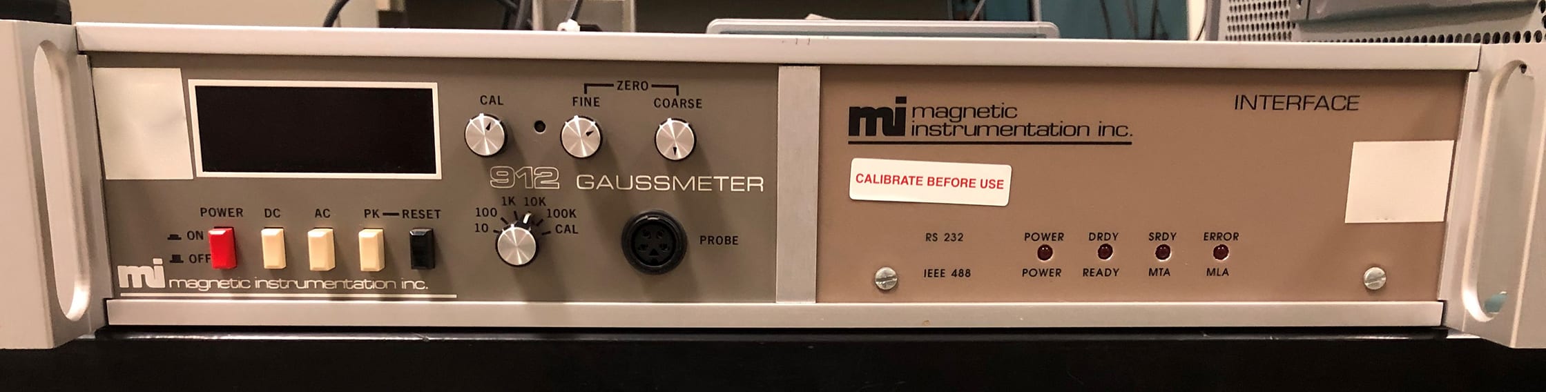 Magnetic Instrumentation 912 Gaussmeter Measurement Instrument – Bridge ...