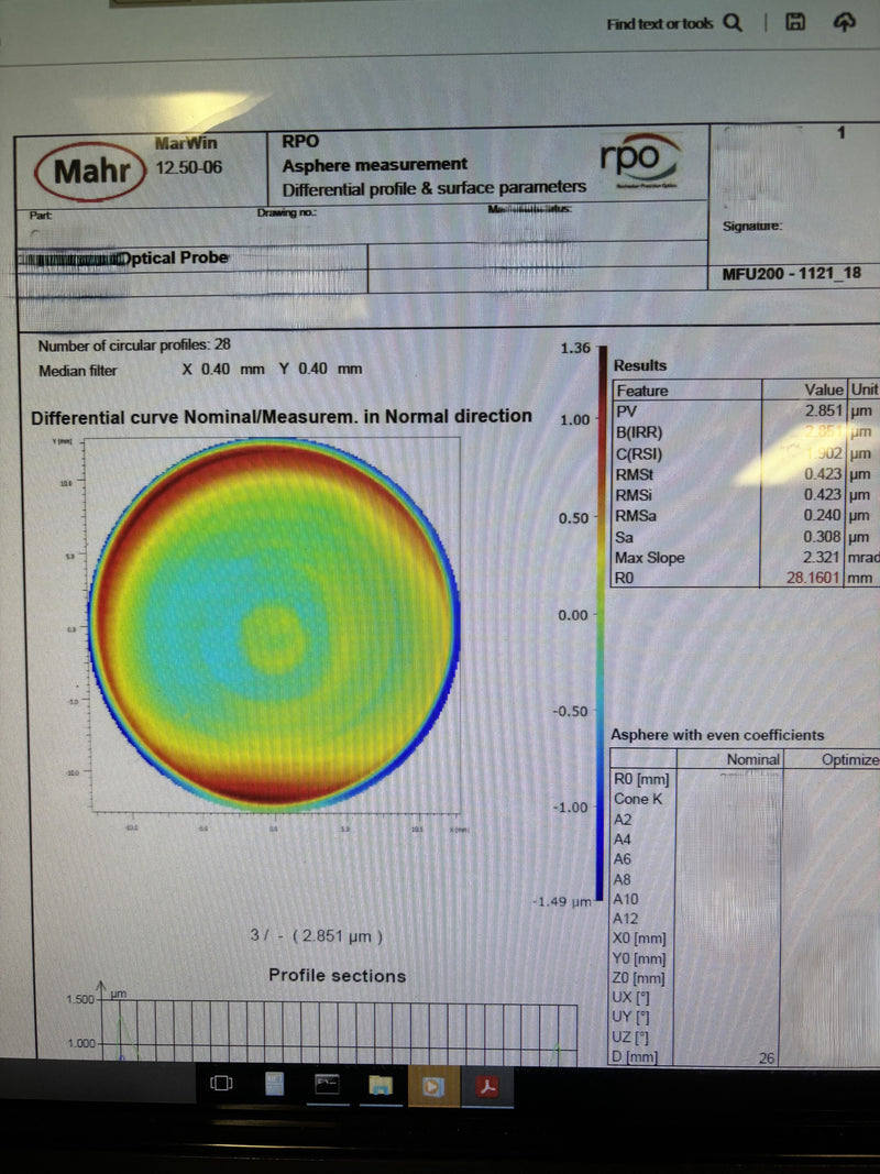 Mahr MarForm MFU 200 Aspheric 3D Precision 3D Measuring Station