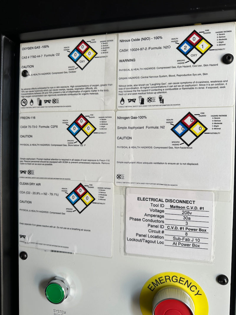 Mattson Aspen CVD (Chemical Vapor Deposition)
