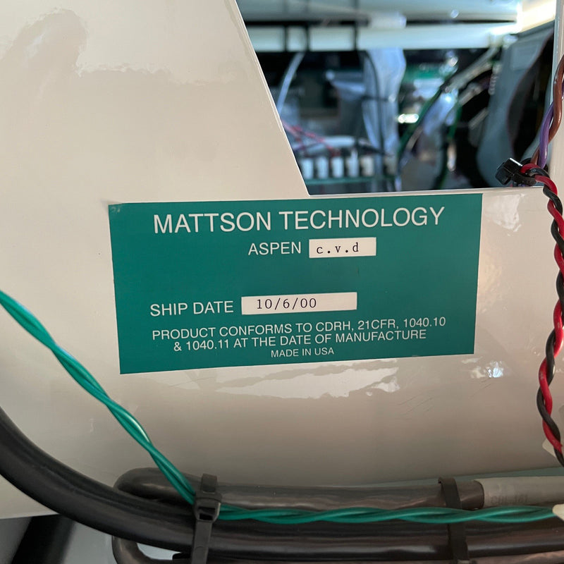 Mattson Aspen CVD (Chemical Vapor Deposition)