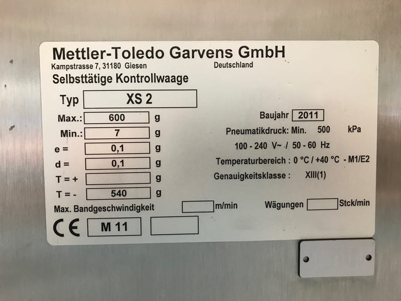 Mettler Toledo XS 2