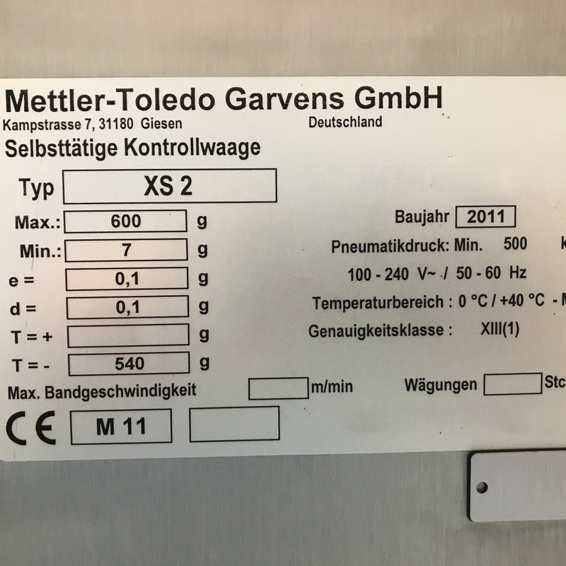 Mettler Toledo XS 2