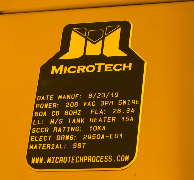Microtech Spray Solvent Tool (SST) Wet Bench