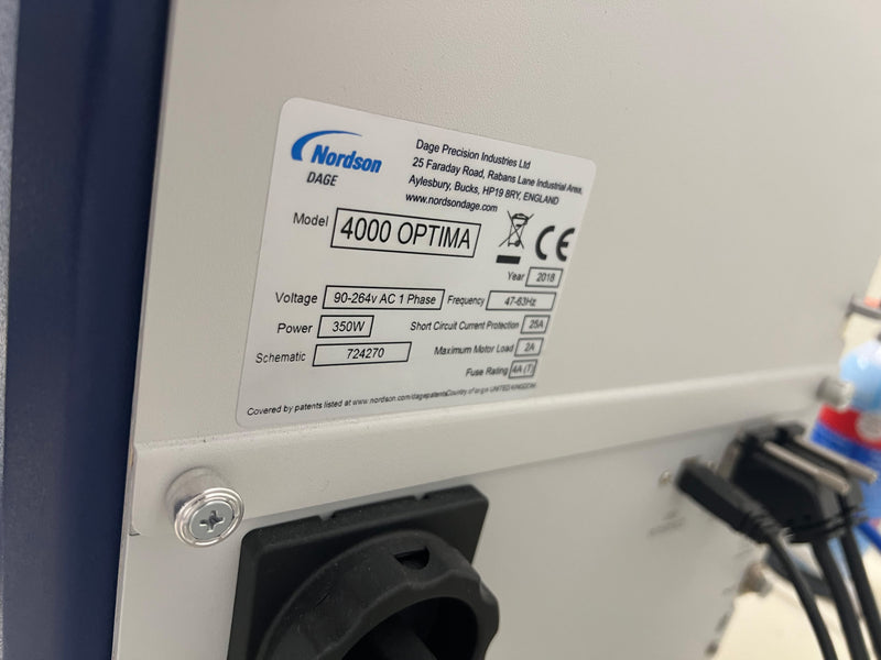 Nordson / Dage 4000 Optima Wire Pull Tester