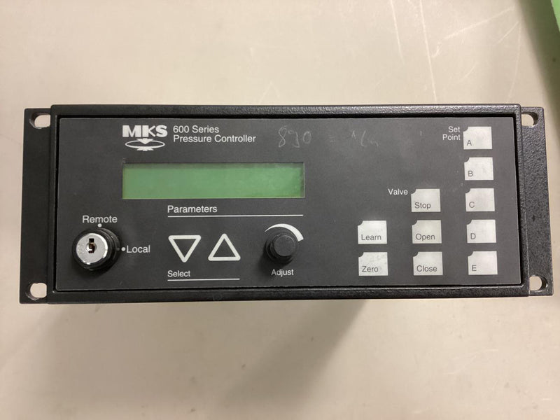 MKS 600 Series Pressure Controller