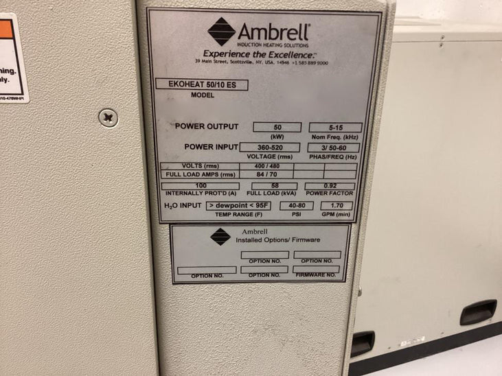 Ambrell Ekoheat 50 / 10 ES Induction Heater